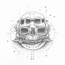 zach Bryan's song ' something in the orange' tattoo design idea