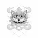 zach Bryan's song ' something in the orange' tattoo design idea