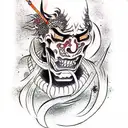 undead warrior tattoo design idea