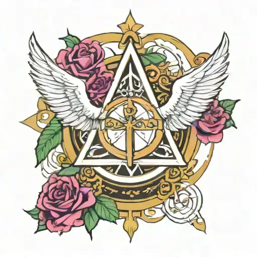 holy trinity  tattoo design idea