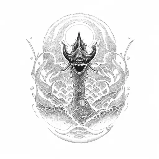 leviathan tattoo design idea
