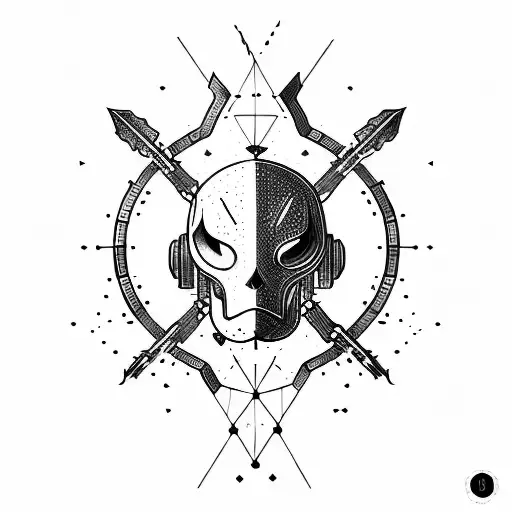 cyber security tattoo design idea