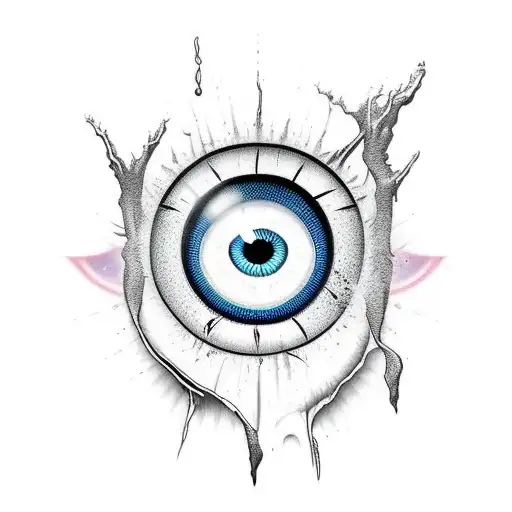 Evil Eye tattoo design idea
