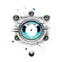 Evil Eye tattoo design idea