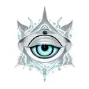Evil Eye tattoo design idea