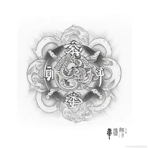 ikigai tattoo design idea