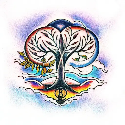 Tree of Life tattoo design idea