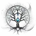 Tree of Life, yggdrasil tattoo design idea