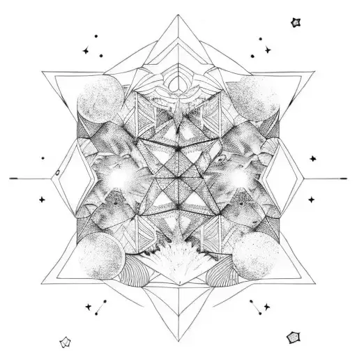 Orion Constellation tattoo design idea