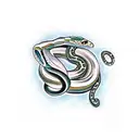 snakes and butterfly  tattoo design idea