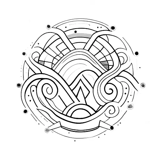 A minimalist design of a colorful rainbow emerging from an open Bible, symbolizing hope and faith tattoo design idea