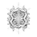Neural network tattoo design idea