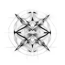 Neural network tattoo design idea