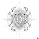 Neural network tattoo design idea