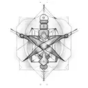 Neural network tattoo design idea