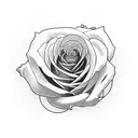 Rose made by hundred dollars  tattoo design idea
