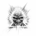 iron Maiden  tattoo design idea