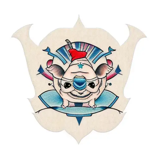 Grumpy Stitch tattoo design idea