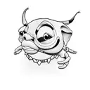 Grumpy Stitch tattoo design idea