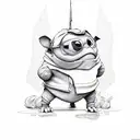 Grumpy Stitch tattoo design idea