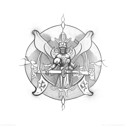 Saint Florian tattoo design idea