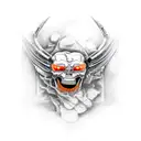 Ragnar infused terminator tattoo design idea