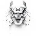 Ragnar infused terminator tattoo design idea