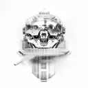 Ragnar infused terminator tattoo design idea