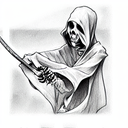 Grim Reaper tattoo design idea