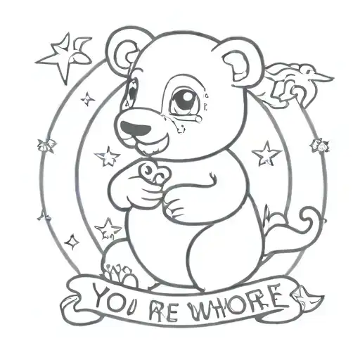 You are a whore Pluffies WHIFFER Tylux tattoo design idea
