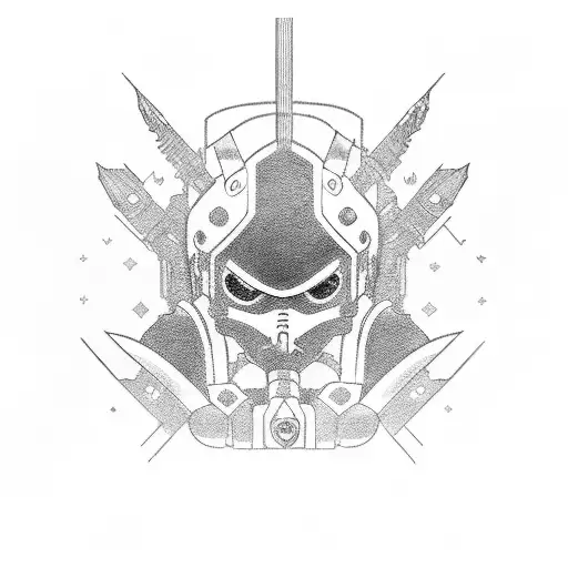 solo leveling anime tattoo design idea