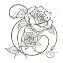 forever 57 young tattoo design idea