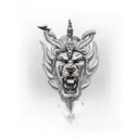 Zeus tattoo design idea