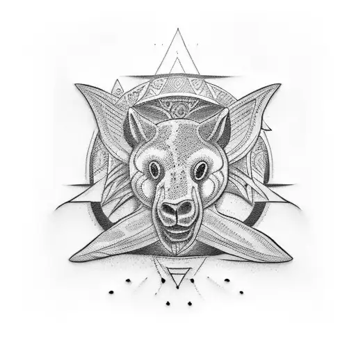 Oasis tattoo design idea