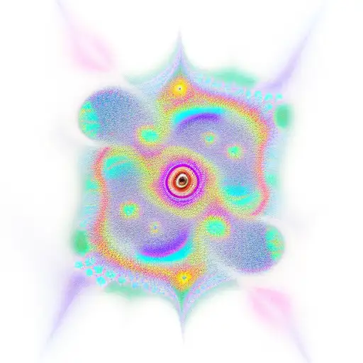 fractal space tattoo design idea