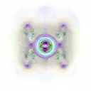 fractal space tattoo design idea