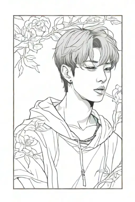 jeon jungkook tattoo design idea