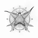 Eagle Ray tattoo design idea