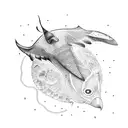 Eagle Ray tattoo design idea