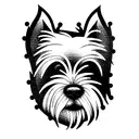 Westie tattoo design idea
