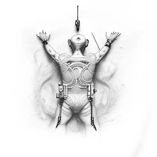 adult diaper tattoo design idea