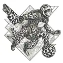 skydive tattoo design idea