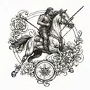 sagittarius tattoo design idea