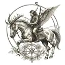 sagittarius tattoo design idea