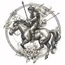 sagittarius tattoo design idea