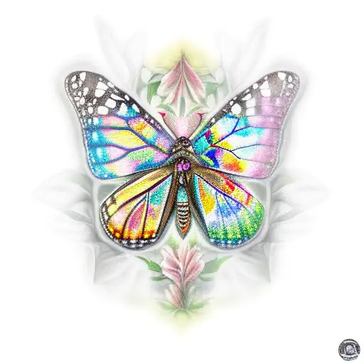 monarch butterfly tattoo design idea