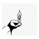 I choose to light a candle of progress, rather than curse the darkness of perfection tattoo design idea