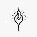 I choose to light a candle of progress, rather than curse the darkness of perfection tattoo design idea