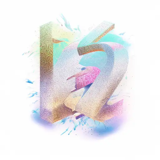 numbers, vertical layout, 4 15 23 tattoo design idea