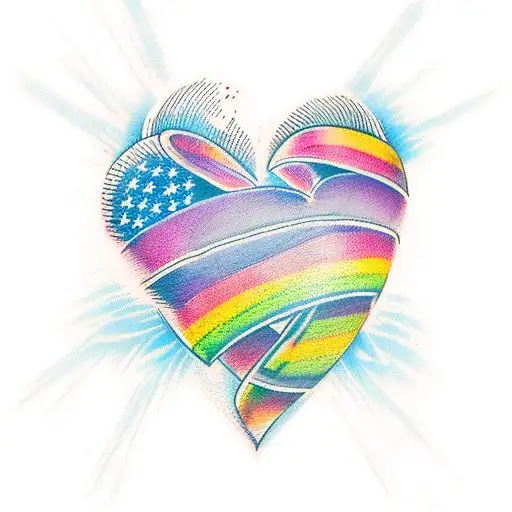 two fingerprints in shape of a heart with the words "where you lead, I will follow" around them also in a heart shape tattoo design idea